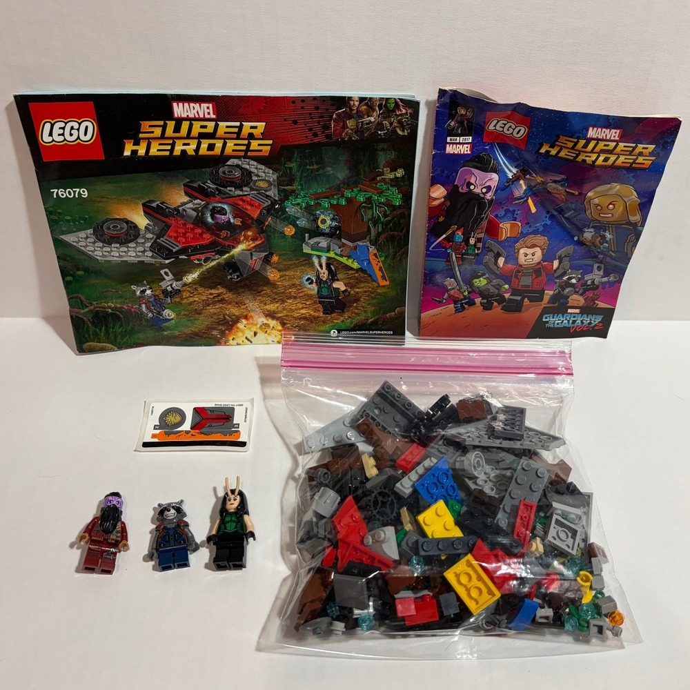 LEGO Marvel Guradians of the Galaxy 76079 Ravager Attack COMPLETE w/ Minifigures